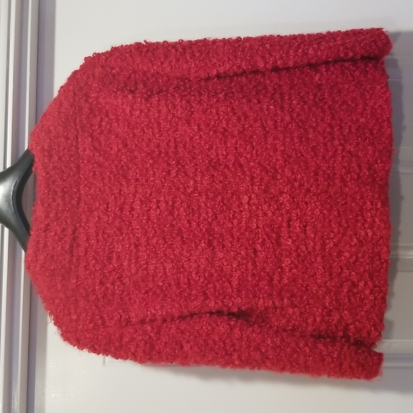 new rare ESCADA size 10 Mohair + Wool vintage womens Blazer jacket 40 Red Medium - Picture 3 of 8